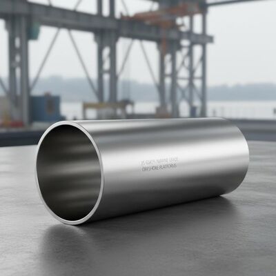 Tubo in acciaio inossidabile duplex a specchio con diametro interno personalizzato, standard JIS, ideale per attrezzature marine e piattaforme offshore