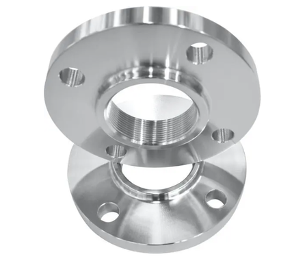 Flangia in acciaio forgiato UNS32750 lavorata di precisione CNC con opzioni personalizzabili ISO9001